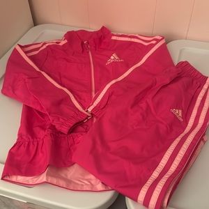 Toddler Girl Adidas Windbreaker Matching Set
